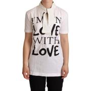 Overhemd D&amp;G 'I'm in Love with Love' T-Shirt Wit