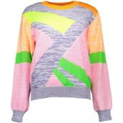 Sweater Love Moschino geometrisch gebreide trui