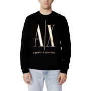 Sweater EAX Sweatshirt met print en ronde hals van