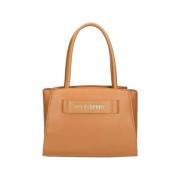 Schoudertas Philipp Plein Sport Camel Lederen Handtas voor dames