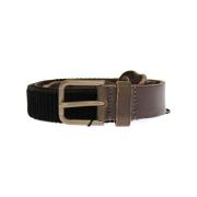 Riem D&amp;G Bruine Leren Riem