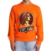 Sweater D&amp;G Stay King sweatshirt met ronde hals