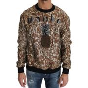 Sweater D&amp;G MAMBO Jacquard ananas geborduurde trui