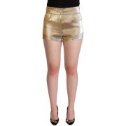 Korte Broek D&amp;G Metallic hotpants met middelhoge taille