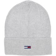 Hoed Tommy Hilfiger Tommy Hilfiger Geribbelde Muts Gemeleerd Grijs