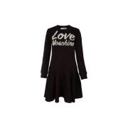 Jurk Love Moschino Jurk met lange mouwen met logo in relief