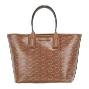 Boodschappentas MICHAEL Michael Kors Jacquard Logo Tote Bag gemaakt va...