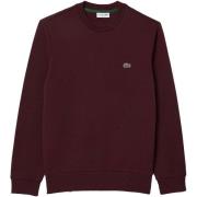 Sweater Lacoste Fleece Crew Sweatshirt Bordeaux