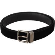 Riem D&amp;G zwarte fluwelen riem