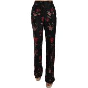 Broek D&amp;G Bootcut-broek met bloemenprint