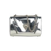 Handtas Philipp Plein Sport Lightning schoudertas in zilver