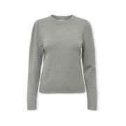 Trui Only Katia Life Knit L/S - Medium Grey Melange