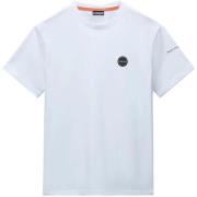 T-shirt Napapijri Badge T-Shirt White