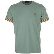 T-shirt Korte Mouw Fred Perry Stripped Cuff