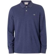 Polo Shirt Lange Mouw Gant Regular Shield Poloshirt met lange mouwen