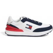 Sneakers Tommy Hilfiger Blauwe polyester vetersneakers met veters