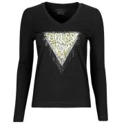 T-Shirt Lange Mouw Guess LS VN TRIANGLE TIGER TEE