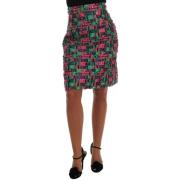 Rok D&amp;G Jacquard kokerrok met hoge taille