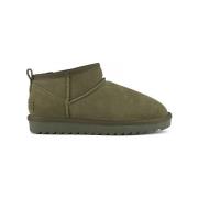 Enkellaarzen Colors of California Short winter boot in suede