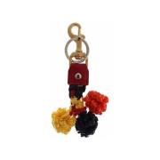 Sleutelhanger D&amp;G Raffia lederen gesp Finder ketting sleutelhanger