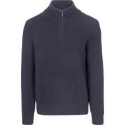 Sweater BOSS Trui Half Zip Kurano Navy