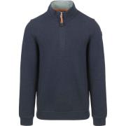 Sweater New Zealand Auckland NZA Half Zip Trui Samuel Navy