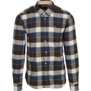 Overhemd Lange Mouw Barbour Valley Overhemd Ruit Bruin Blauw