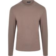 T-shirt Suitable Respect Longsleeve Heavy T-shirt Taupe