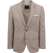 Blazer Suitable Blazer Grou Ruiten Beige