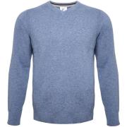 Sweater R2 Amsterdam R2 Trui V-Hals Merinowol Blauw