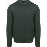 Sweater BOSS Trui Botto Wol Donkergroen