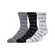 Sokken Huf Socks fuck it 3 pack