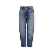 Straight Jeans Only Irvine Jeans - Medium Blue Denim