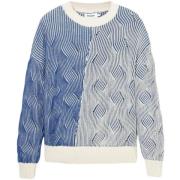 Fleece Jack Desigual Wave gebreide trui met ronde hals