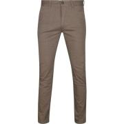 Broek BOSS Chino Slim Bruin