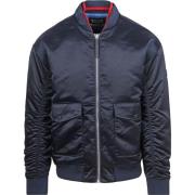 Sweater Scotch &amp; Soda Satin Bomberjack Navy