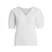 Trui Vila Knit Chassa Puff - Pristine