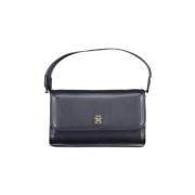 Handtas Tommy Hilfiger Polyethyleen handtas met schouderhandvat en bin...