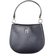 Handtas Tommy Hilfiger Julia Kleine Boekentas Gekiezeld Leer Navy