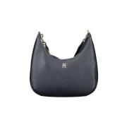 Handtas Tommy Hilfiger Amelia Kleine Hobo Tas Navy