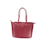 Handtas Tommy Hilfiger klassieke draagtas voor dames bordeauxrood