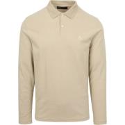 T-shirt Marc O'Polo Poloshirt Lange Mouwen Beige