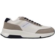 Sneakers EAX Run lage leren en suede sneakers voor heren