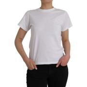 Overhemd Balenciaga Womens Logo TShirt Wit