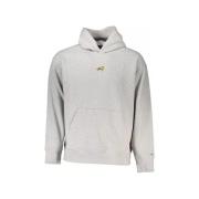 Sweater Tommy Hilfiger Signature hoodie voor heren gemeleerd grijs