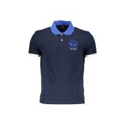 T-shirt La Martina Polo Crew Heren Poloshirt met korte mouwen Navy