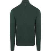 Sweater Mcgregor Half Zip Trui Merinowol Pine Groen