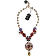 Ketting D&amp;G Goudkleurige Kristallen Statement Ketting