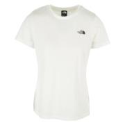 T-shirt Korte Mouw The North Face W S/S Simple Dome Slim Tee