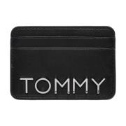 Portemonnee Tommy Hilfiger Elegante portemonnee van polyurethaan met b...